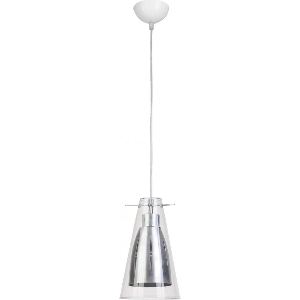 Lampada a soffitto - Lampada a sospensione - Acciaio e vetro - Apolo image 8
