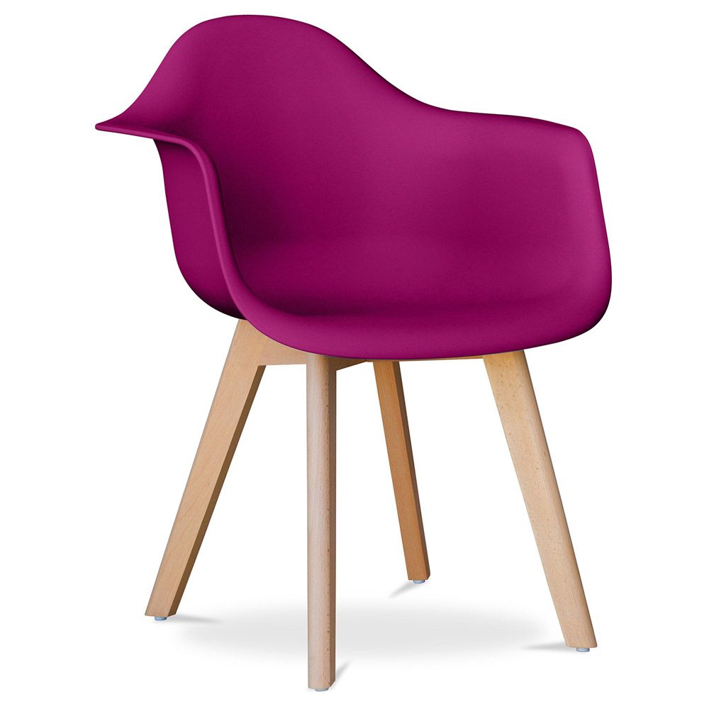 Sedia da pranzo con braccioli - Stile Scandinavo - Dominic image 8