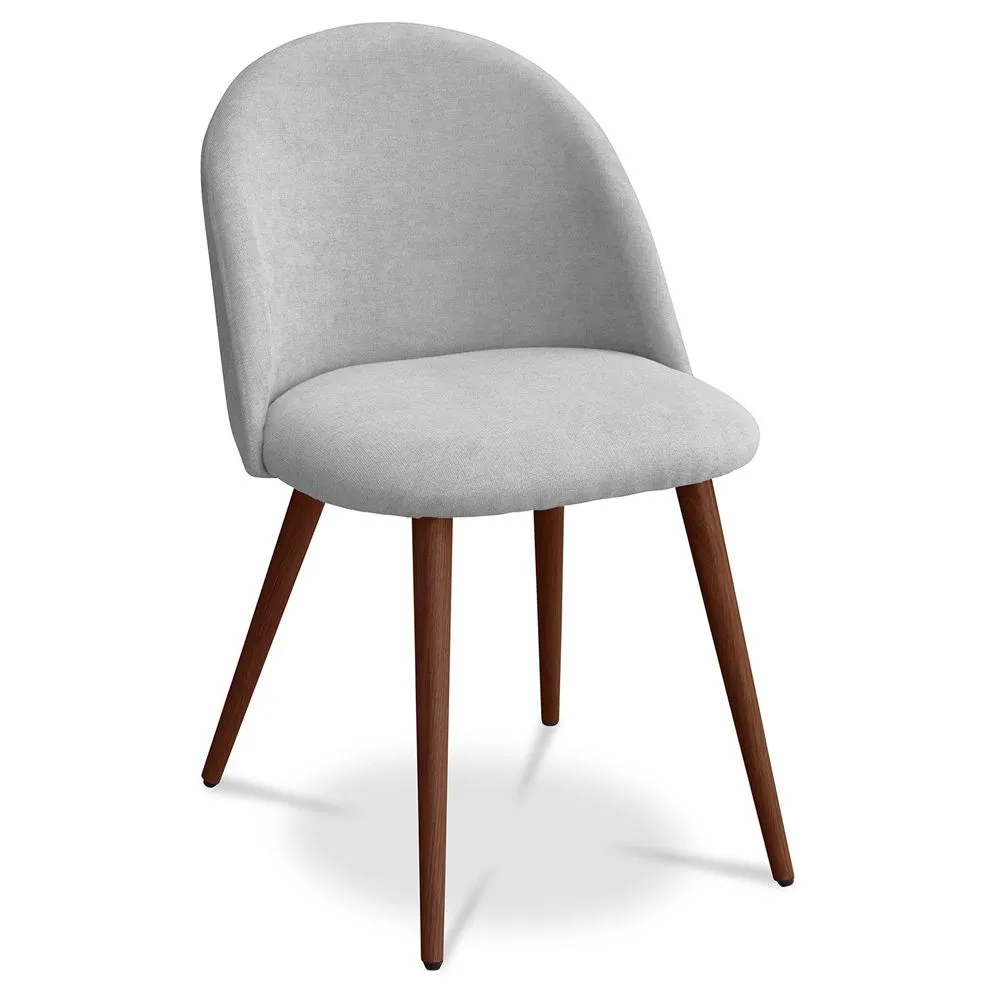Sedia da pranzo - Rivestita in tessuto - Stile scandinavo - Evelyne image 8