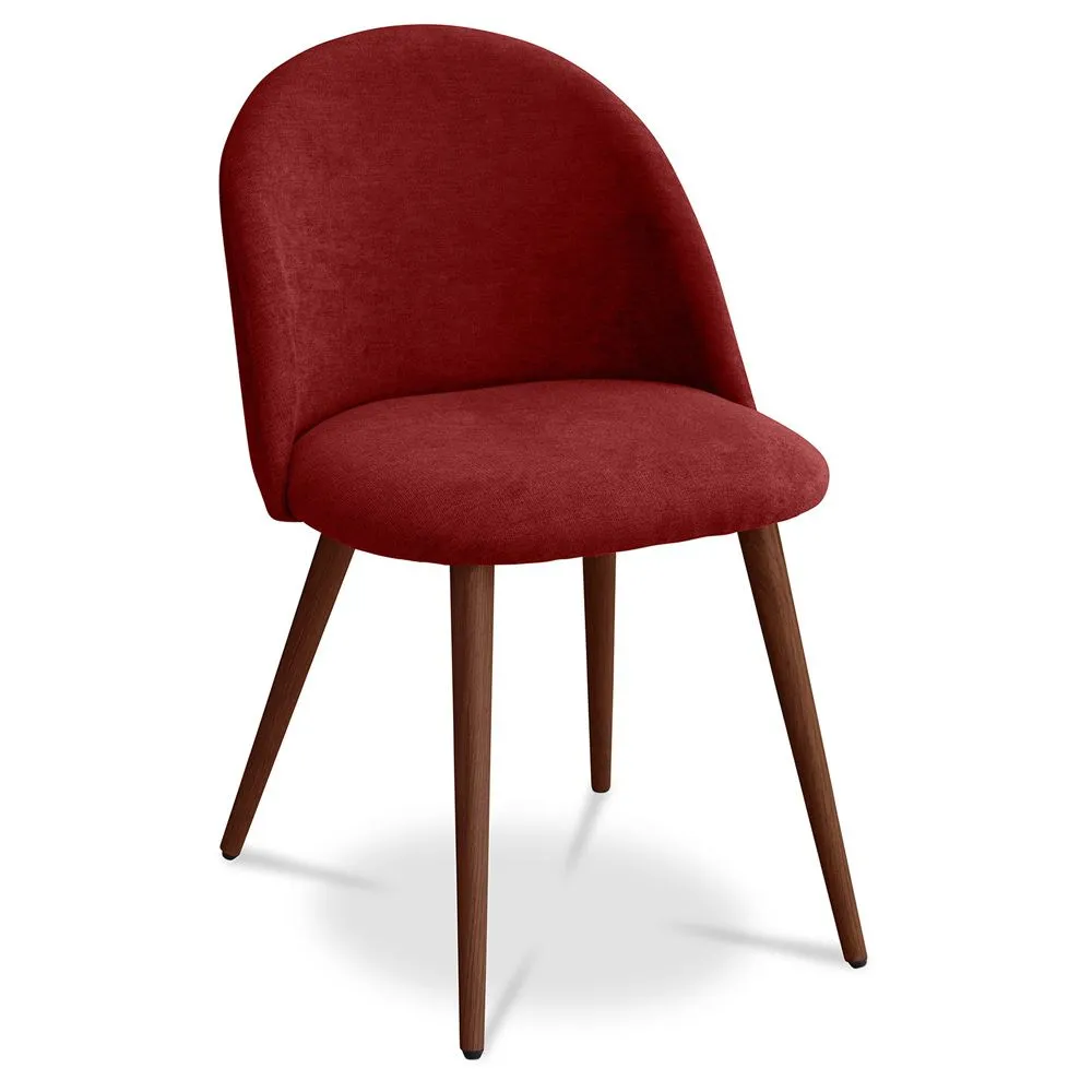 Sedia da pranzo - Rivestita in tessuto - Stile scandinavo - Evelyne image 8