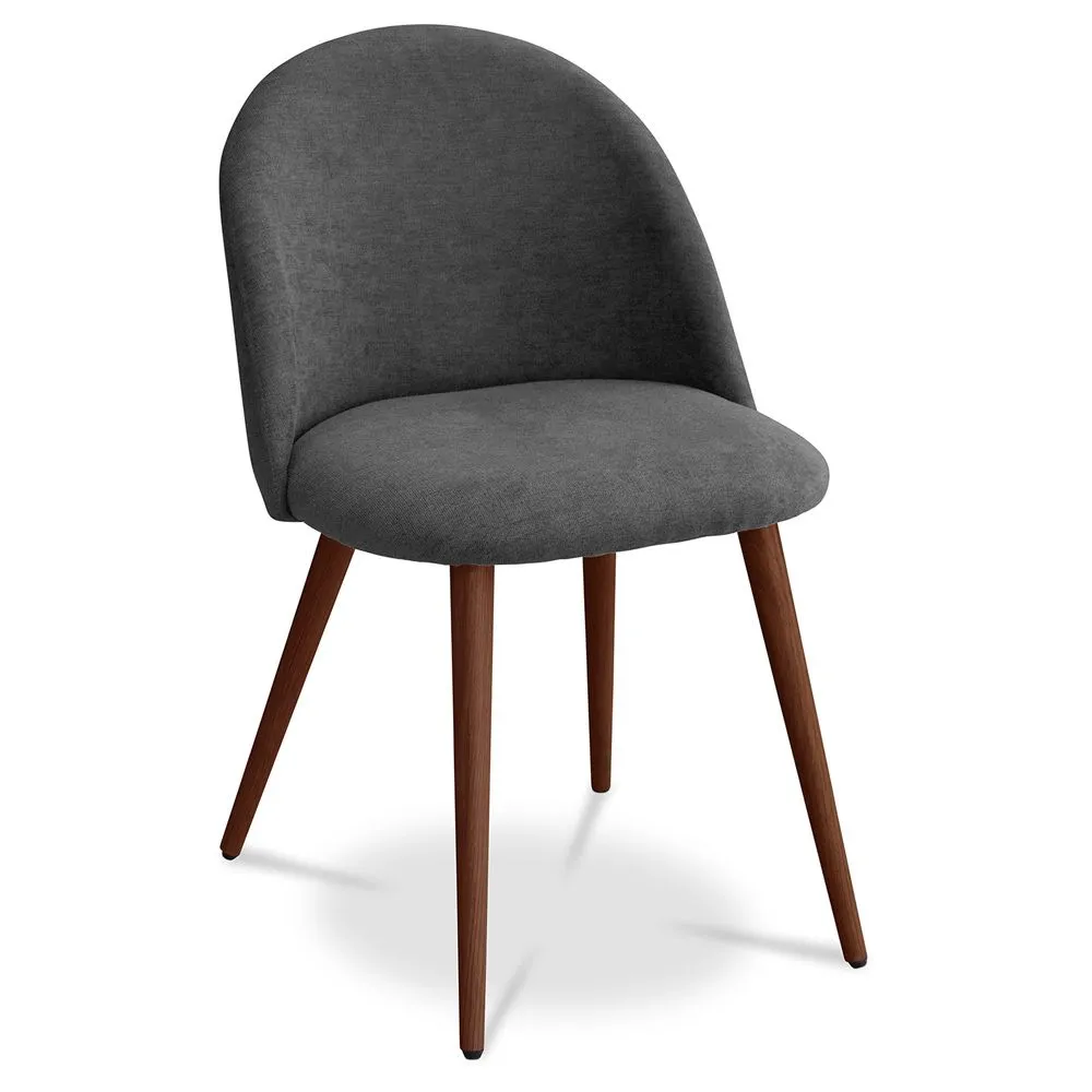 Sedia da pranzo - Rivestita in tessuto - Stile scandinavo - Evelyne image 8