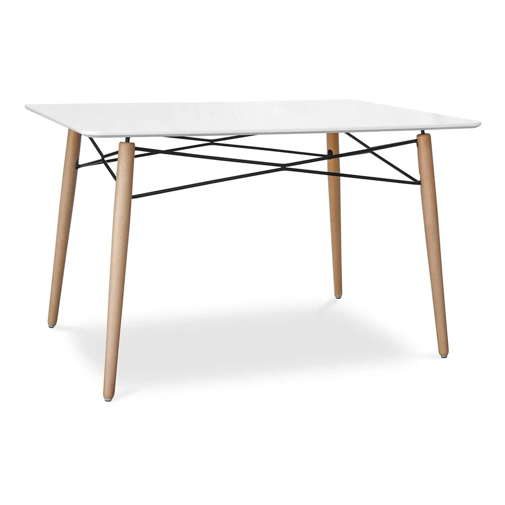 Tavolo da pranzo rettangolare - Stile Scandinavo - Legno - 110 x 80 cm image 8