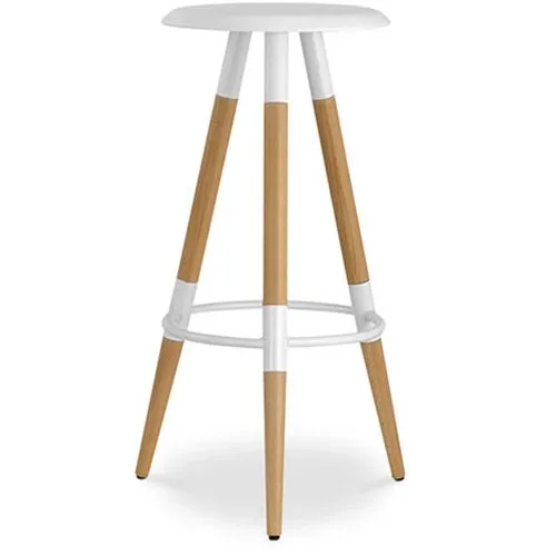 Sgabello da bar in legno - Design scandinavo - Matu image 8