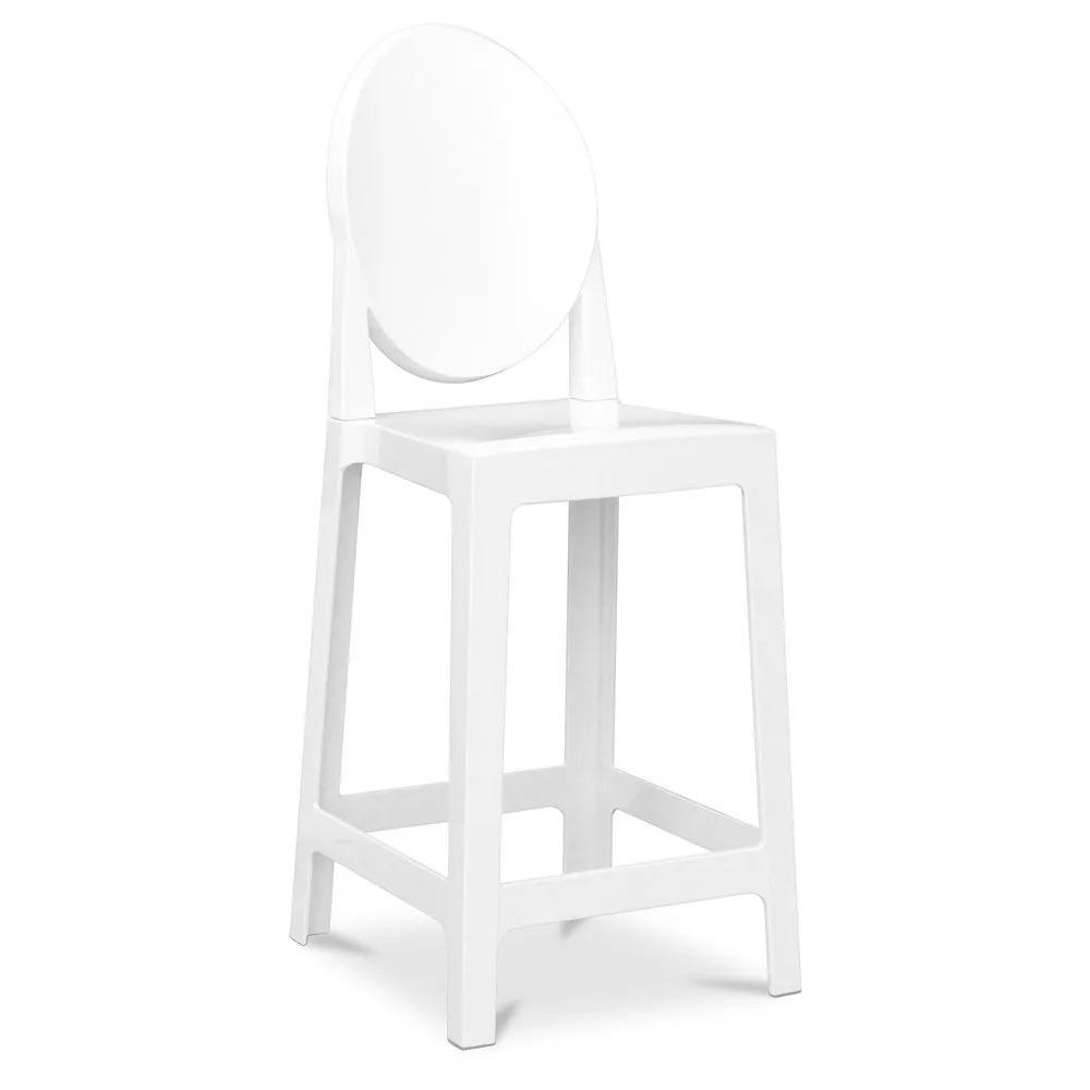 Sgabello da bar con schienale - Design trasparente - 65cm - Victoria Queen image 8