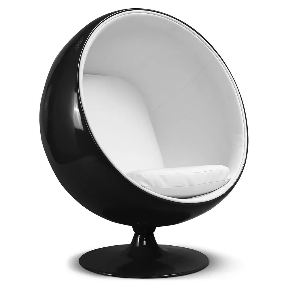 Poltrona di Design a Forma di Palla - Rivestita in similpelle - Baller image 8