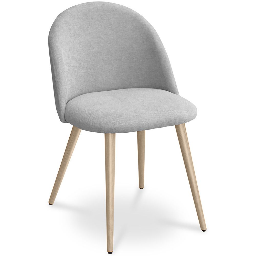 Sedia da pranzo - Rivestita in tessuto - Stile scandinavo - Evelyne image 8
