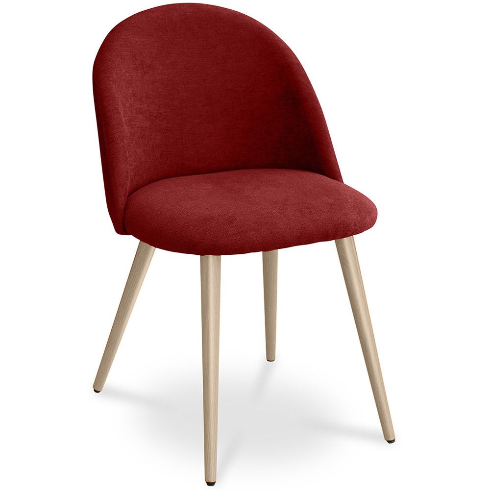 Sedia da pranzo - Rivestita in tessuto - Stile scandinavo - Evelyne image 8