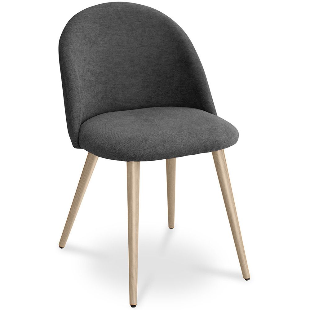 Sedia da pranzo - Rivestita in tessuto - Stile scandinavo - Evelyne image 8