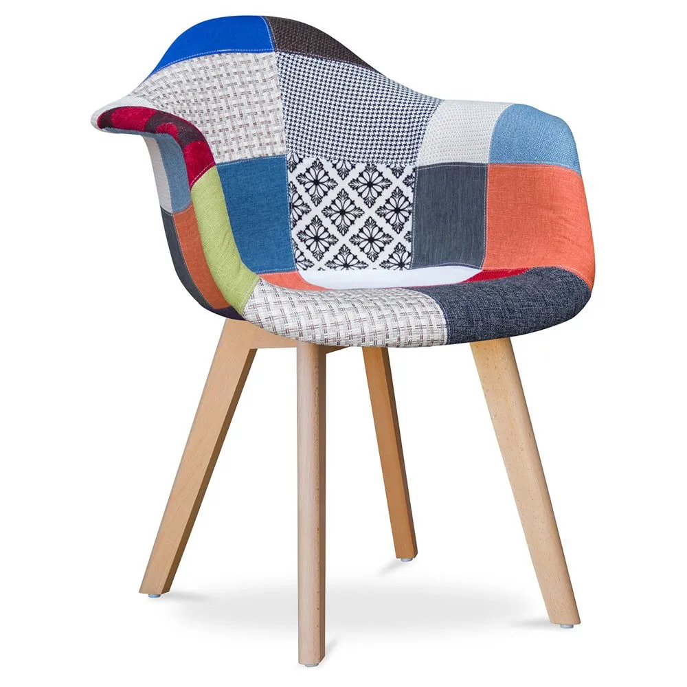 Premium Sedia di design Dawick - Patchwork Pixi image 8