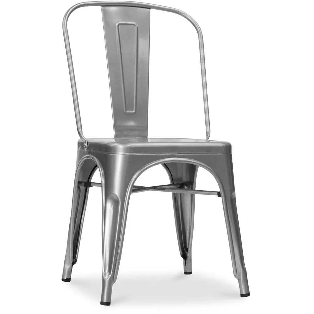 Sedia da pranzo in acciaio - Design industriale - Nuova edizione - Stylix image 8
