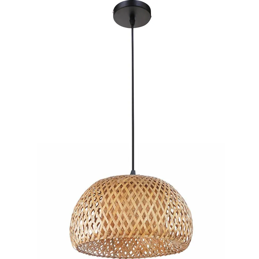 Lampada da soffitto in bambù - Lampada a sospensione in stile Boho Bali - Talli image 8