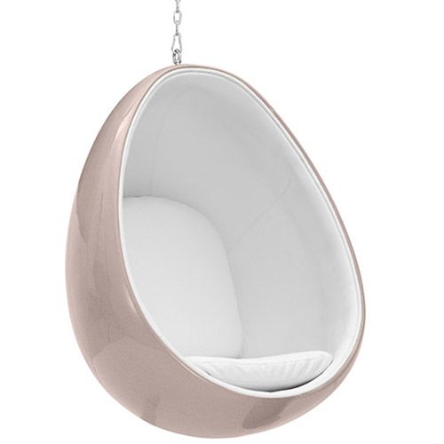  Poltrona Sospesa di Design a Forma di Uovo - Rivestita in Tessuto - Eny image 8