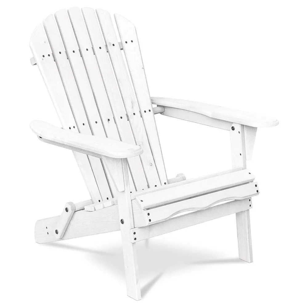 Sedia da esterno in legno con braccioli - Sedia da giardino Adirondack - Adirondack image 8