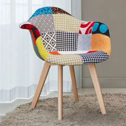 Patchwork Sedia Di Design Dawick Sklum Sedia Patchwork Sedia Patchwork  Multicolor Dai Toni Caldi