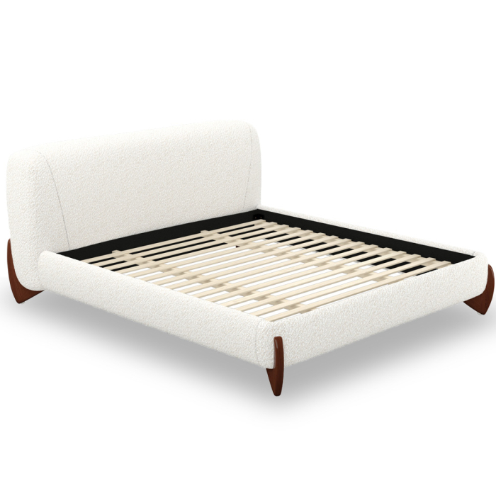 DHOME Testiera Premium in Lana Biologica Rifinita Liscia Testiera Imbottita Camera da Letto