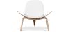 Poltrona di design - Poltrona Scandinava - Rivestita in pelle - Lucy image 7