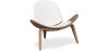 Poltrona di design - Poltrona Scandinava - Rivestita in pelle - Lucy image 7