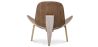 Poltrona di design - Poltrona Scandinava - Rivestita in pelle - Lucy image 7