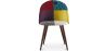 Sedia da pranzo imbottita in patchwork - Stile scandinavo - Ray image 7