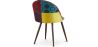 Sedia da pranzo imbottita in patchwork - Stile scandinavo - Ray image 7