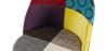 Sedia da pranzo imbottita in patchwork - Stile scandinavo - Ray image 7