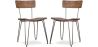 Confezione di 2 sedie da pranzo in legno - Design industriale - Hairpin image 7