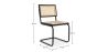 Confezione Tavolo da pranzo in legno di design industriale (200 cm) e 8 sedie da pranzo in rattan - Bastral image 7