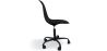 Sedia da ufficio con braccioli - Sedia da scrivania con ruote - Struttura nera Denisse image 7