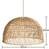 Lampada a Sospensione in Rattan - Boho Bali - Capril image 7