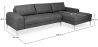 Chaise longue con 5 posti - Rivestimento in tessuto - Yomy image 7