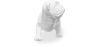 Scultura decorativa di design Bulldog resina image 7